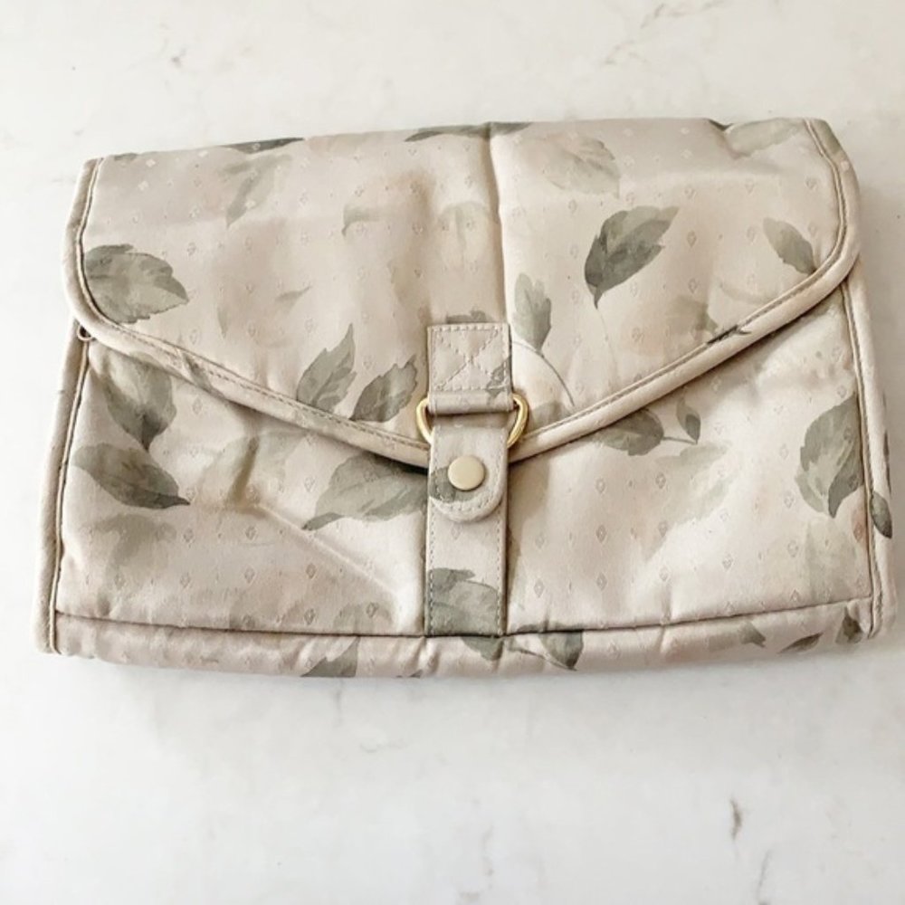 Vintage makeup/jewelry travel bag